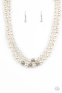 Brilliant Ballerina  - White - Paparazzi Accessories