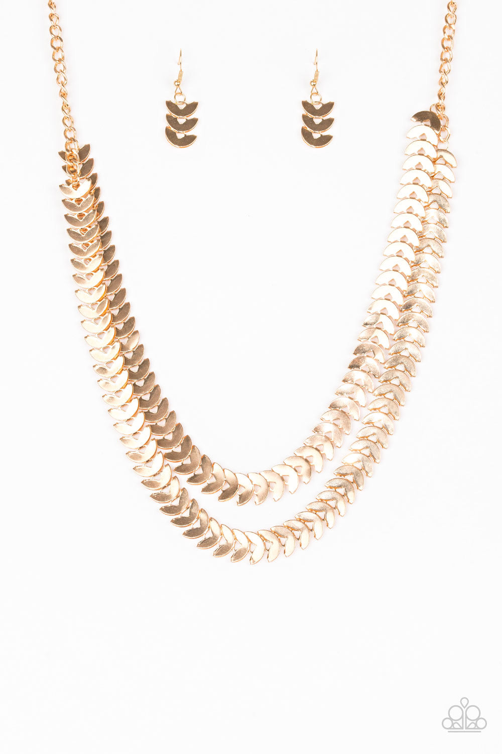 Industrial Illumination - Gold - Paparazzi Accessories