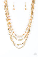 Extravagant Elegance- Gold - Paparazzi Accessories