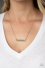 Load image into Gallery viewer, Land Of The Free - Gold - Paparazzi Accessories