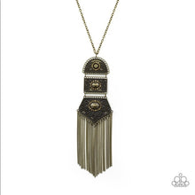 Load image into Gallery viewer, Tassel Tycoon - Brass - Paparazzi Accessories