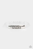 So She Did - White - Paparazzi Accessories